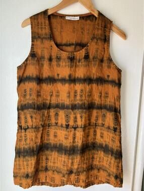 Bryn Walker Linen Tie-Dyed Mini Dress/Tunic
